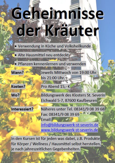 Geheimnisse der Kräuter ab 21.09.2011